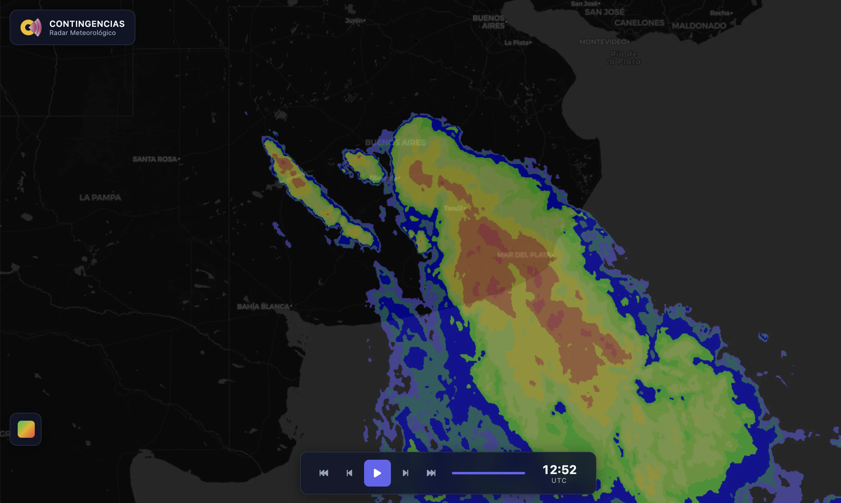 Contingencias radar preview